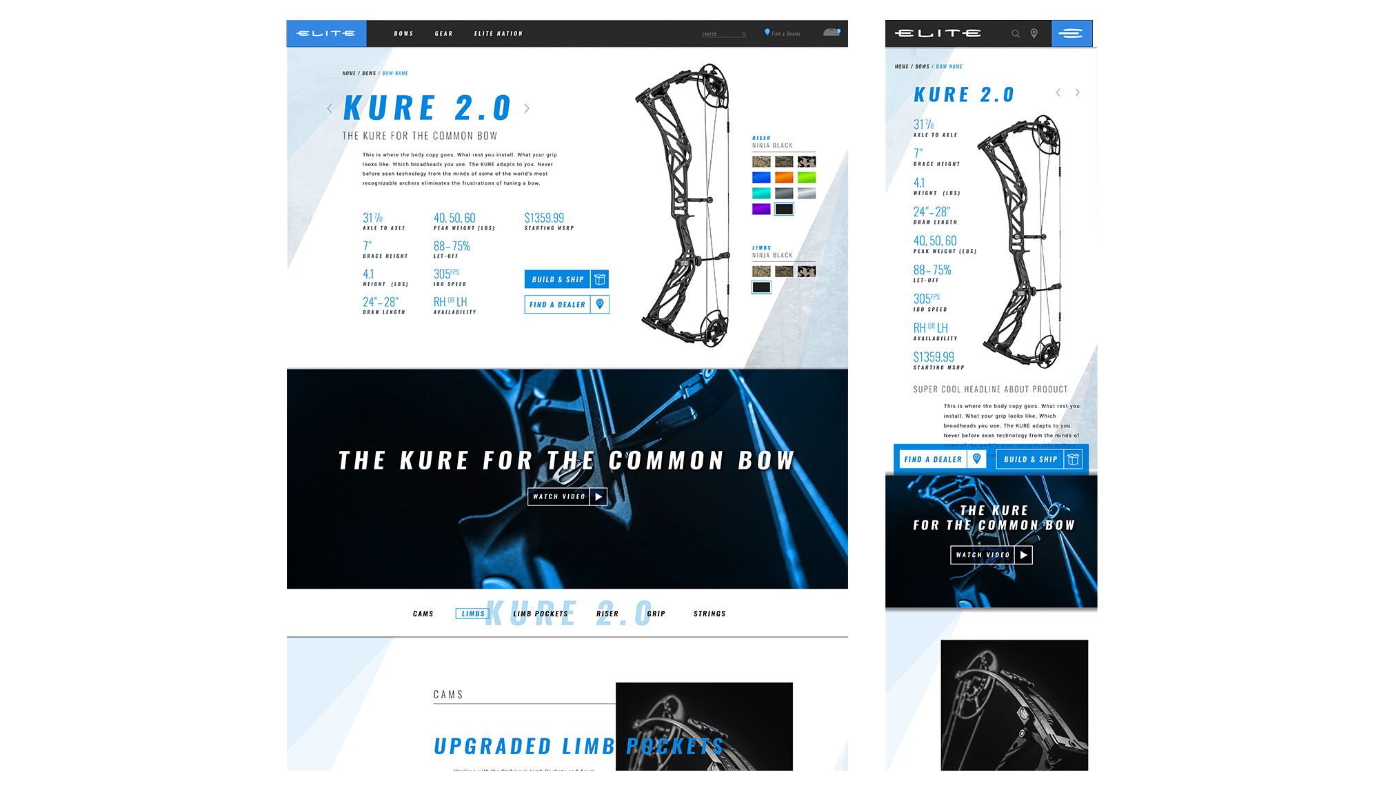 EliteArchery.com project image